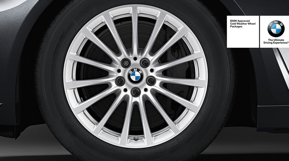 Jante Originale BMW Seria 7 G11 pe 18 inch cu Echipare de Iarna Pirelli RUN FLAT