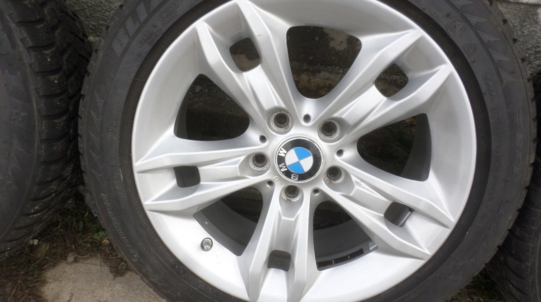 Jante originale BMW X1 Bridgestone 225 50 17 Iarna + SENZORII de Presiune