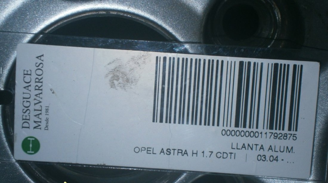 Jante originale opel astra G H 5prezoane distanta dintre prezoane 115 ET 37 R16 jantele sunt second hand usor negociabil