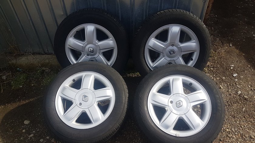 jante originale renault, dacia logan, sandero ,cu anvelope 185/65/15