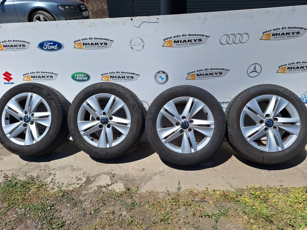 Jante originale Vw golf 6/7/8 Vw Passat, Vw Touran R16 anvelope 205/55/16
