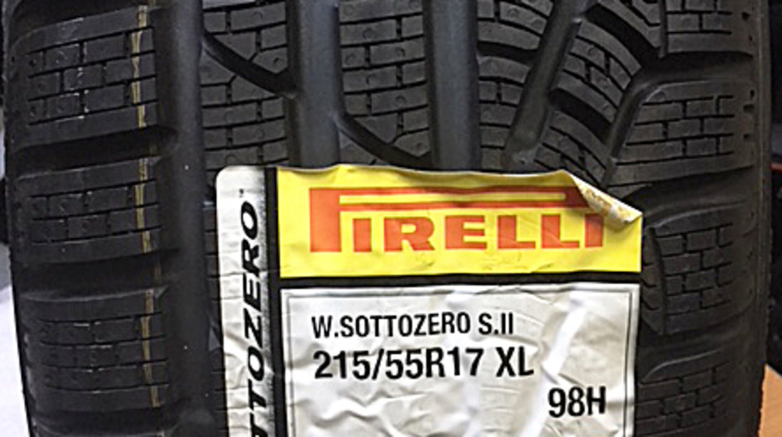 Jante Originale VW Passat pe 17 inch cu Echipare de Iarna Pirelli