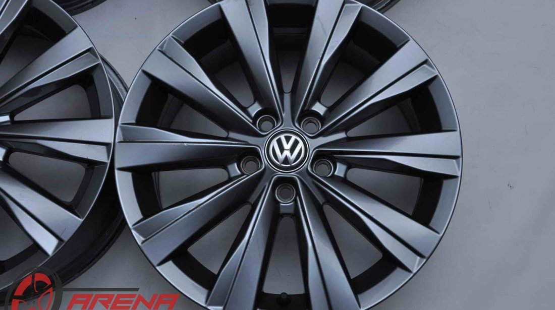 Jante Originale VW Polo 6 2G 16 inch 5x100 Las Minas Gri Antracit