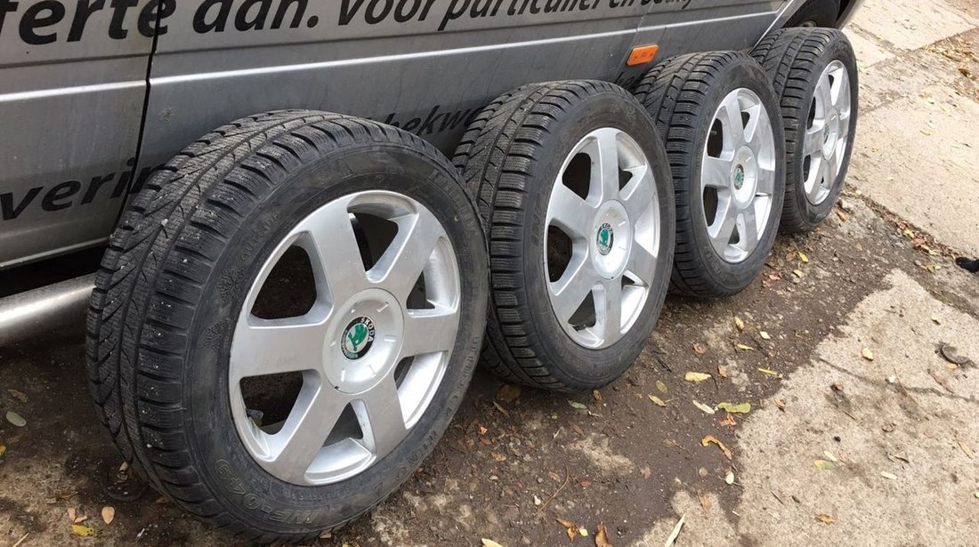 Jante R16 Skoda Octavia 2 Anvelope Iarna 205/55R16