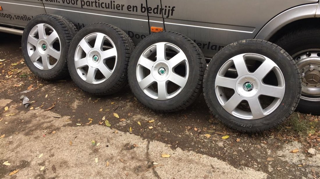 Jante R16 Skoda Octavia 2 Anvelope Iarna 205/55R16