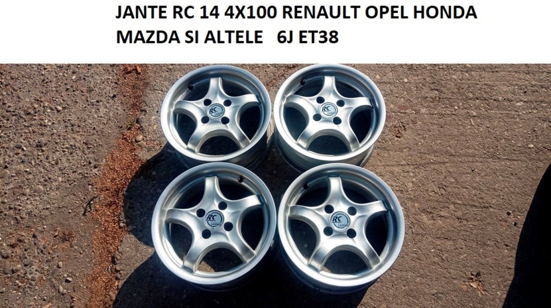 JANTE RC 14 4X100 RENAULT OPEL SI ALTELE