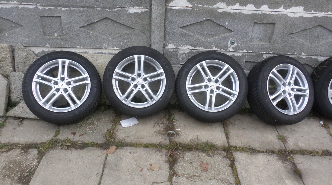 Jante Rial (5X115) Opel Astra J 225 50 17 Iarna Michelin Alpin 4+SENZORI