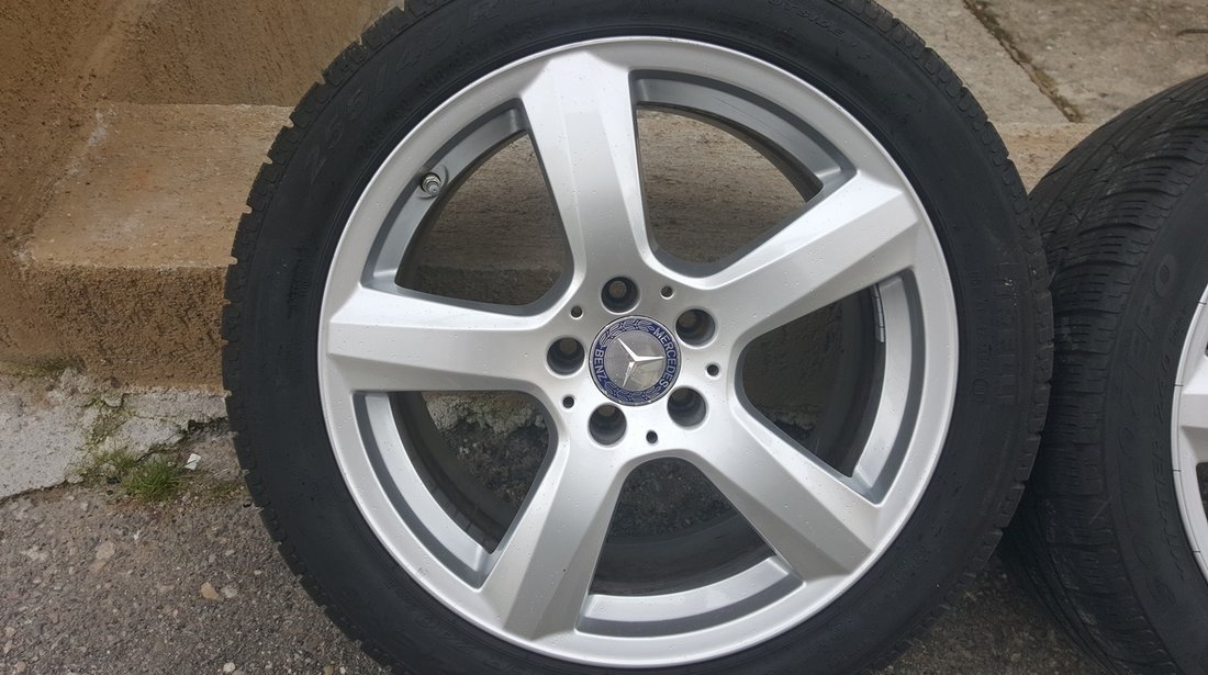 JANTE roti cu anvelope IARNA MERCEDES CLS w218 originale 18 inch S M CLK E