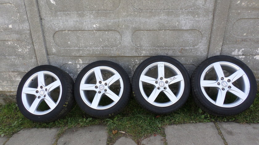 Jante seat leon cu anvelope vara 225 45 17 Pirelli
