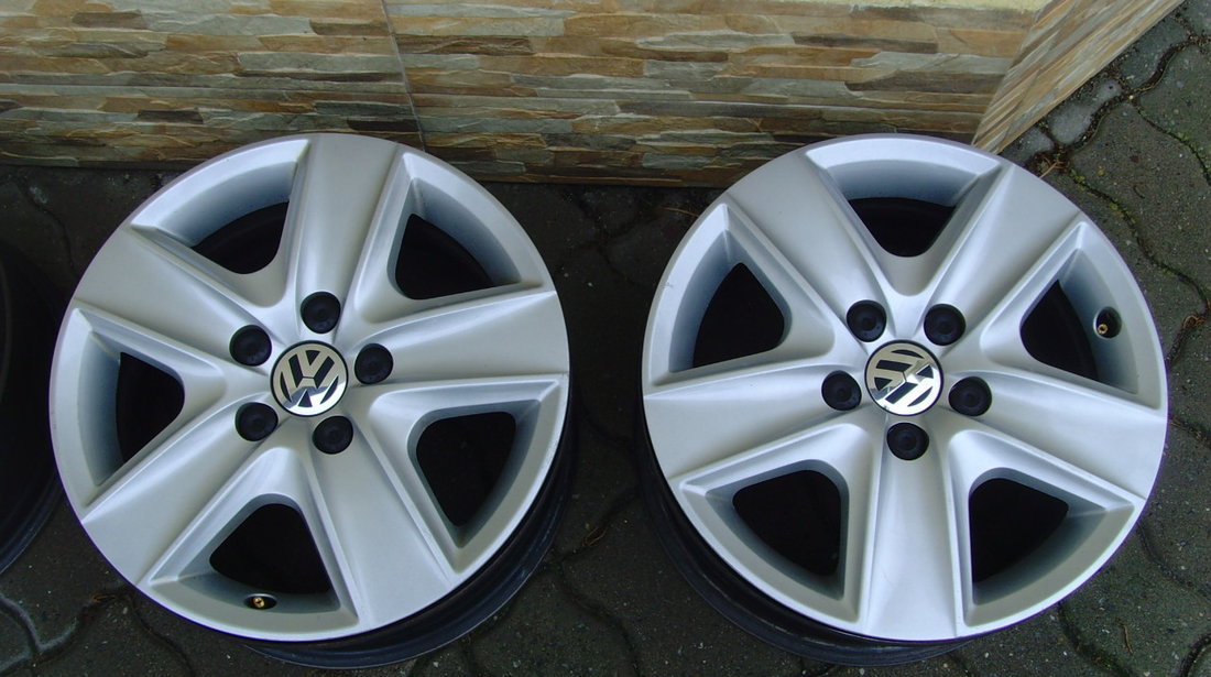 Jante structurale+capace structurale 5x112 pe 16 originale VW Golf 6(Golf 5;Golf 7,Jetta,Turan,etc