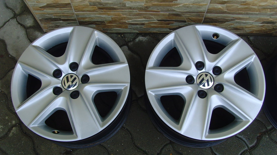 Jante structurale+capace structurale 5x112 pe 16 originale VW Golf 6(Golf 5;Golf 7,Jetta,Turan,etc