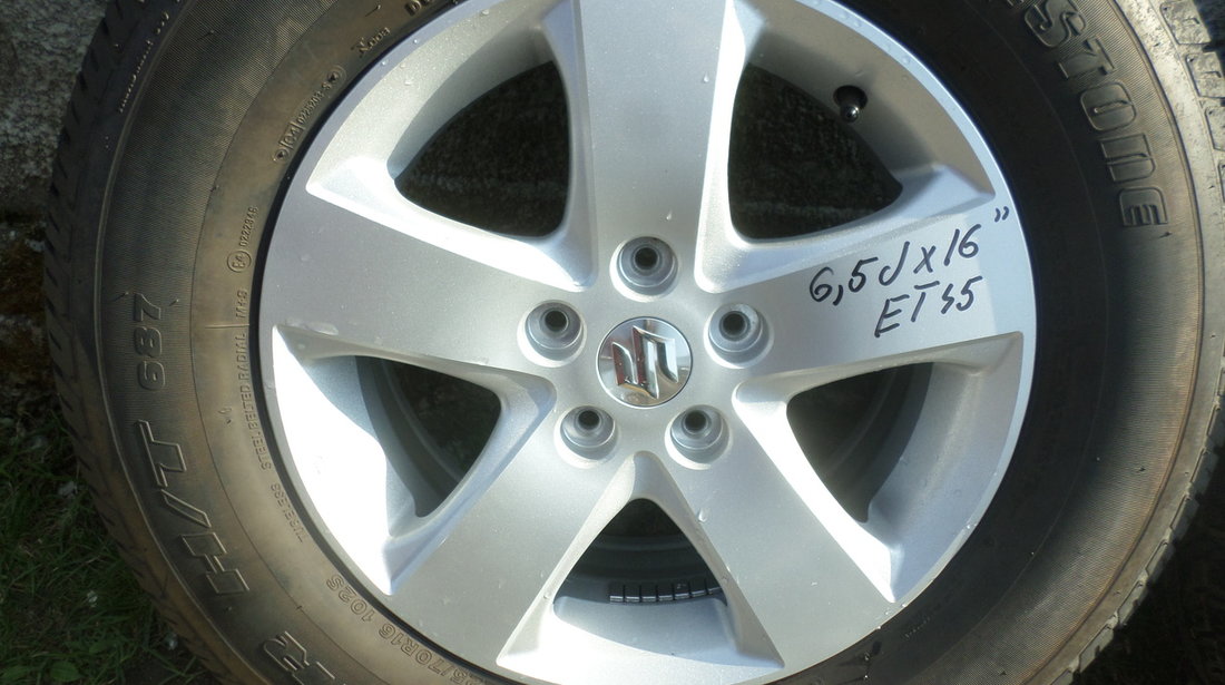 Jante Suzuki Grand Vitara pe 16 cu anvelope vara 225 70 16 Bridgestone