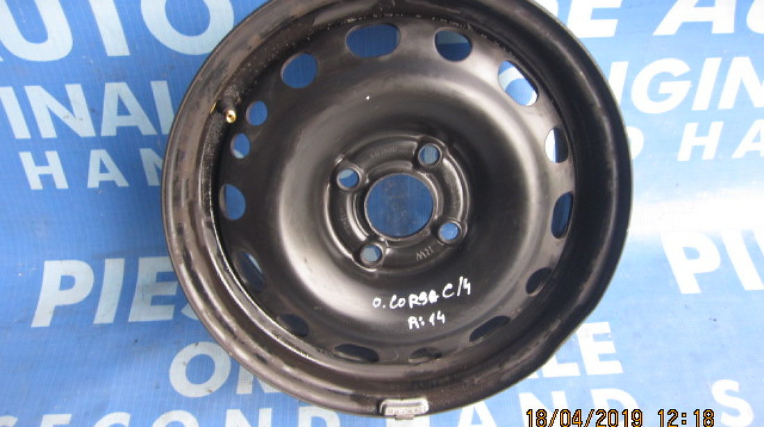 Jante tabla 14’’ 4x100 Opel Corsa C (ET 49 6,5 J)