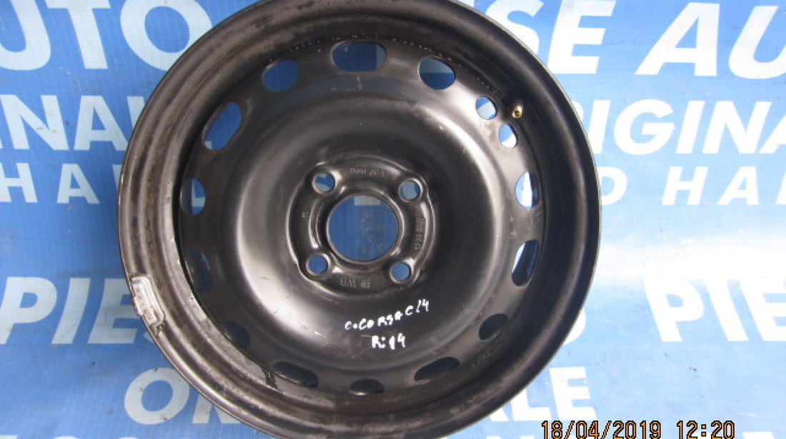 Jante tabla 14’’ 4x100 Opel Corsa C (ET 49 6,5 J)