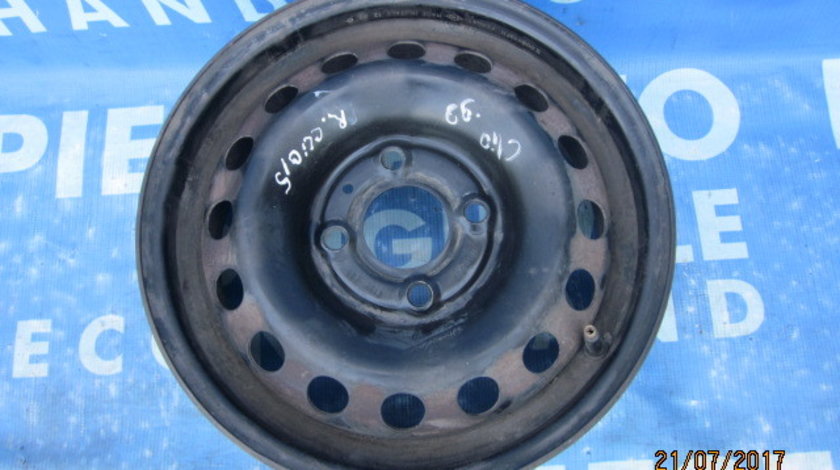 Jante tabla 14’’ 4x100 Renault Clio ; ET36 (fara anvelope)