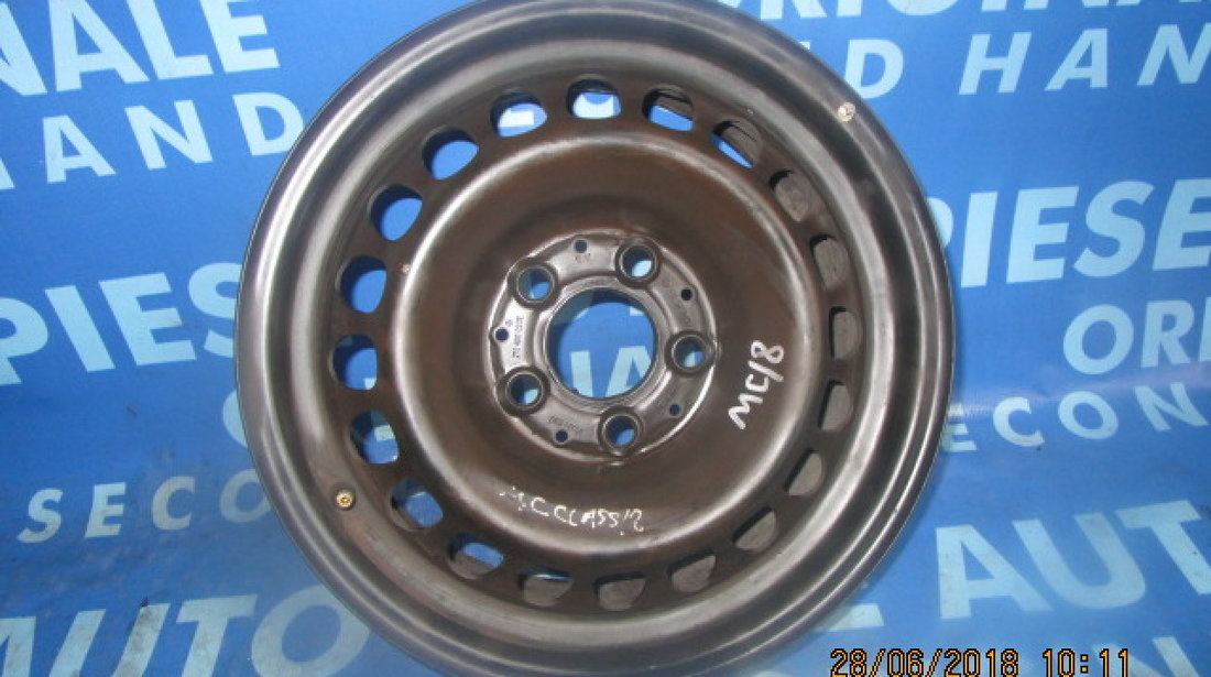 Jante tabla 15” 5x112 Mercedes C220 W202; ET37