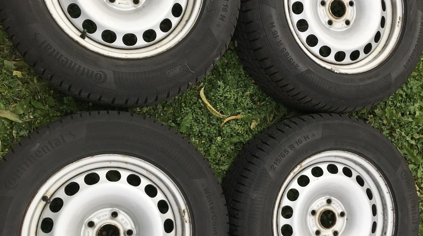 Jante tabla cu cauciucuri iarna 215.65.16 Pt Tiguan 5x112