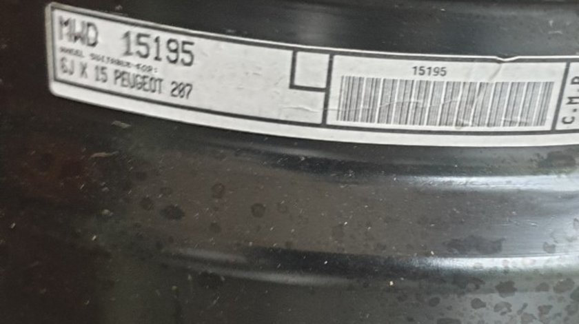 Jante tabla r15 4x108, Peugeot, Citroen