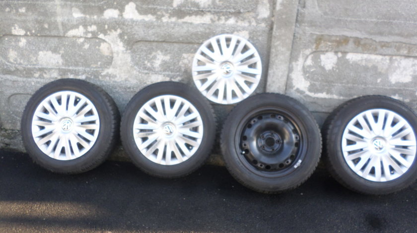 Jante tabla Skoda Fabia VW Polo Seat Ibiza Audi A1 185 60 15 iarna Falken Eurowinter