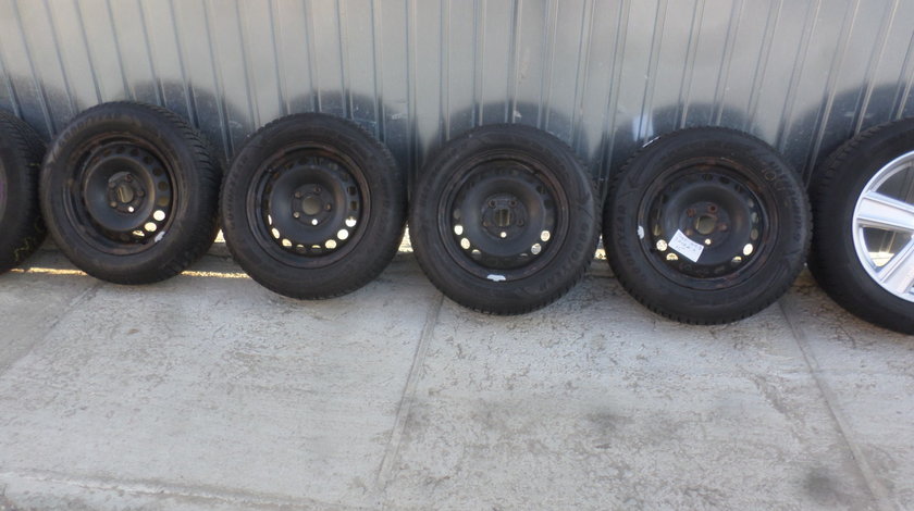 Jante Tabla VW Golf 5 6 7 Iarna 195 65 15 Goodyear