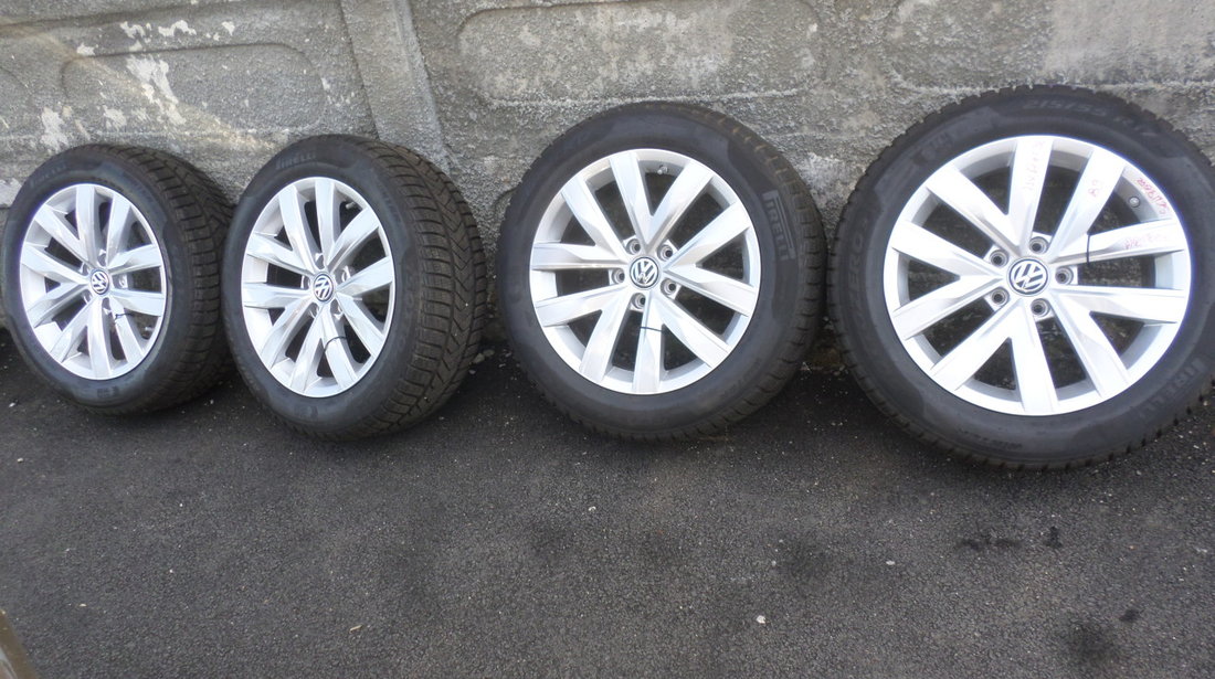 Jante Vw passat 3G ,B9 ARTEON 17 zoll 215 55 17 iarna Pirelli DOT (1618)+SENZORI DE PRESIUNE