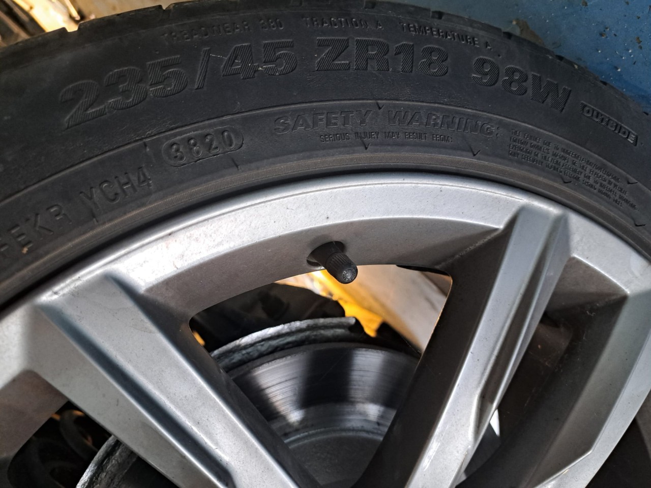 Jante vw passat b8, 8jx18h2 et44 - 235/45 r18, 3g0601025k jante dartford