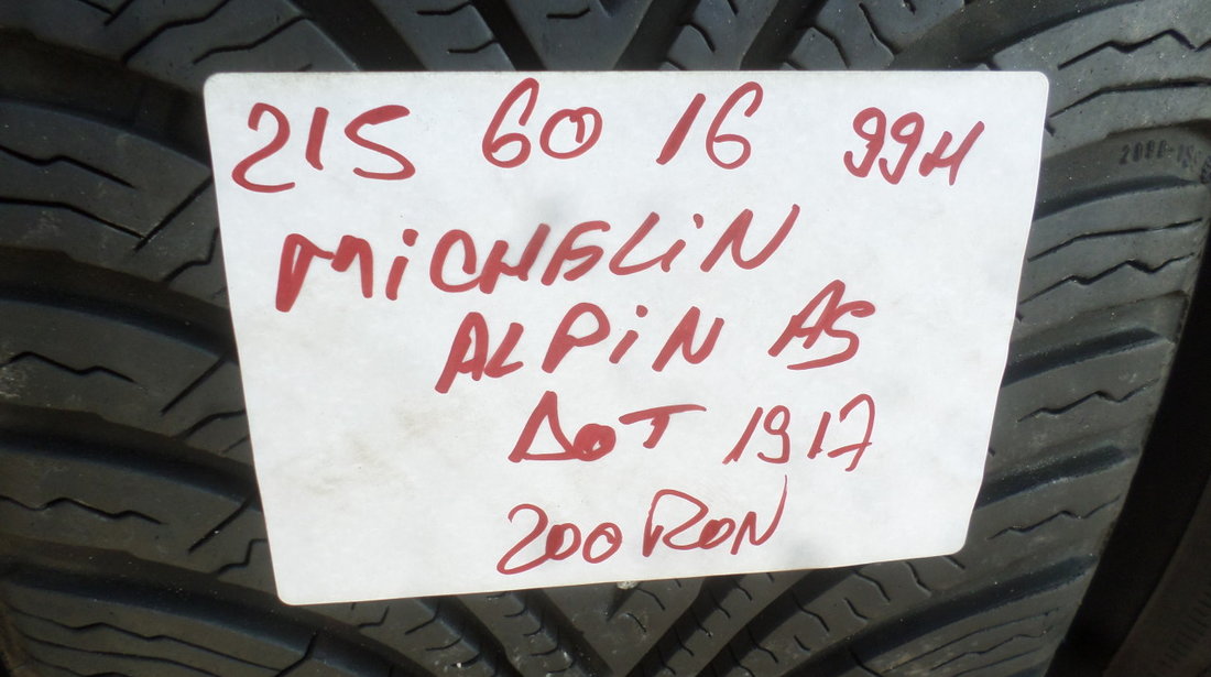 Jante VW Passat b8 marca ATS 215 60 16 iarna Michelin Alpin 6 dot (2818)