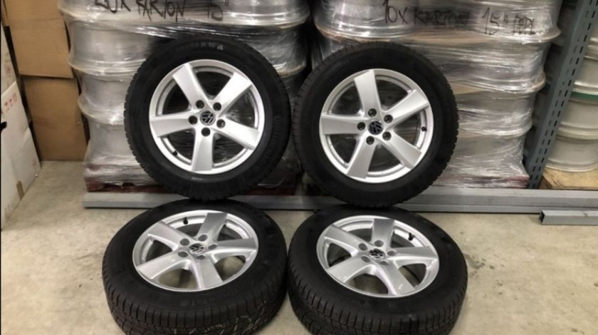 Jante VW Sharan Cu Anvelope Iarna Continental