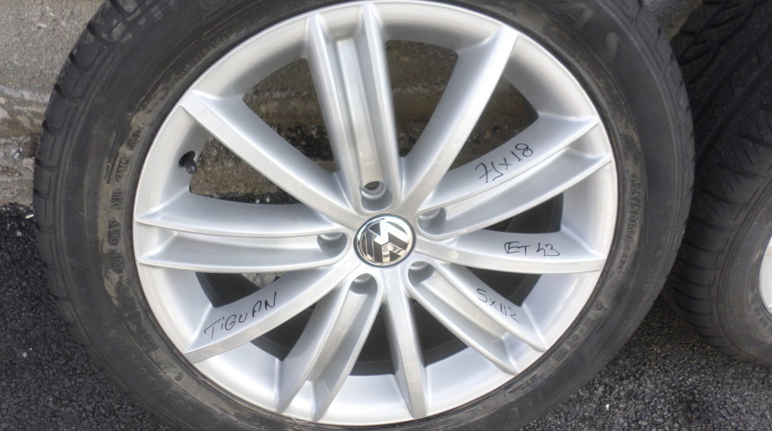 Jante VW Tiguan 235 50 18 vara Dunlop A/S