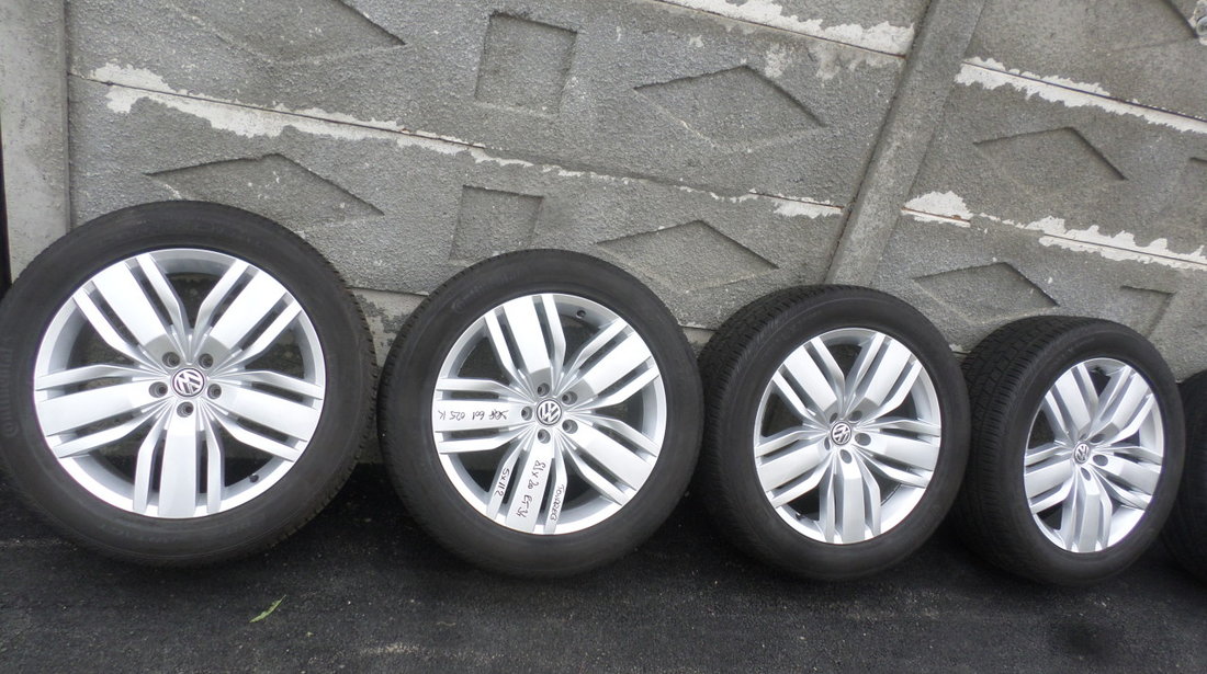 Jante VW Touareg 3Q prindere 5 X 112 VARA Continental  255 50 R20