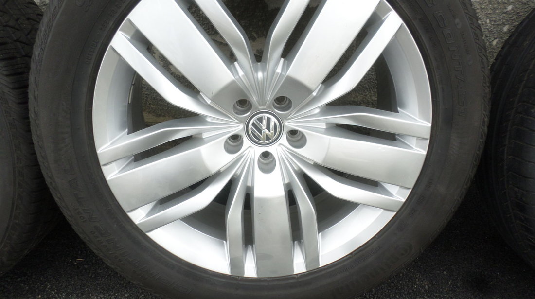 Jante VW Touareg 3Q prindere 5 X 112 VARA Continental  255 50 R20