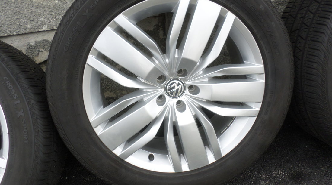 Jante VW Touareg 3Q prindere 5 X 112 VARA Continental  255 50 R20