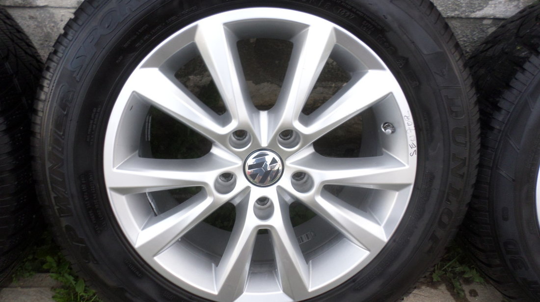 Jante VW Touareg KARAKUM 255 55 18 Iarna Dunlop SENZORI