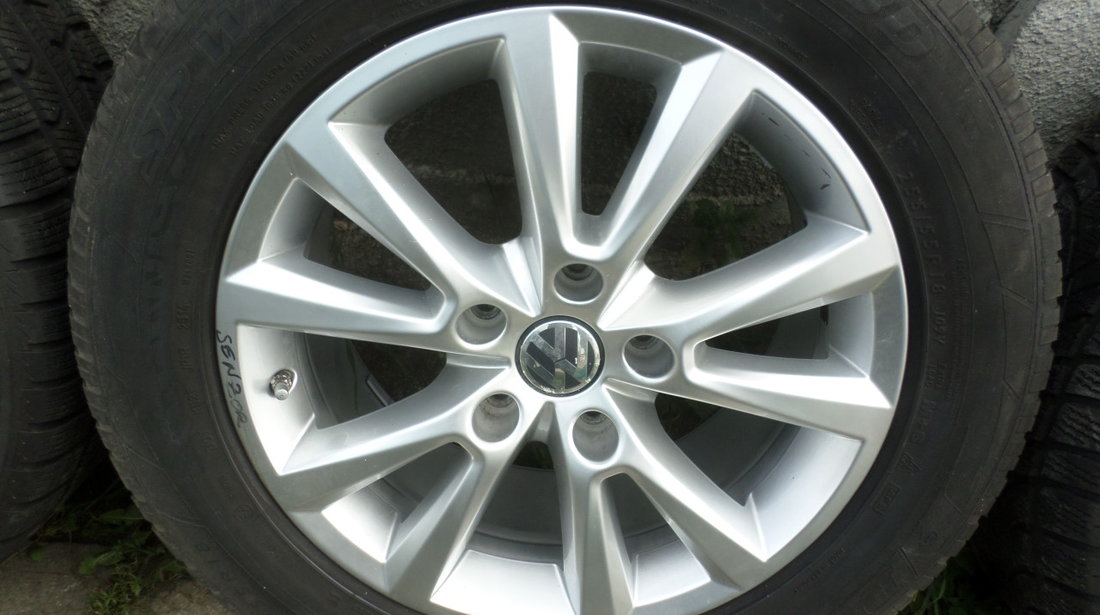 Jante VW Touareg KARAKUM 255 55 18 Iarna Dunlop SENZORI