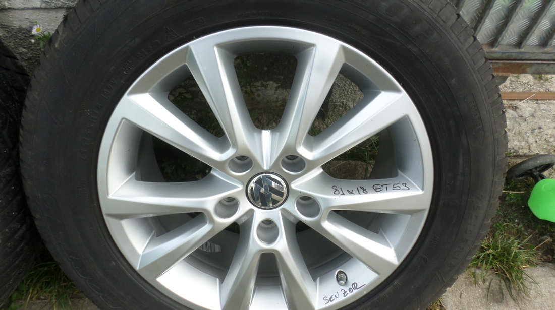 Jante VW Touareg KARAKUM 255 55 18 Iarna Dunlop SENZORI