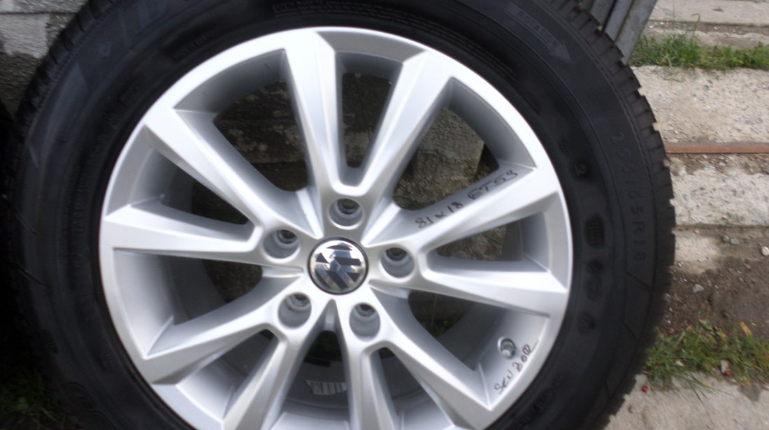 Jante VW Touareg KARAKUM 255 55 18 Iarna Dunlop SENZORI