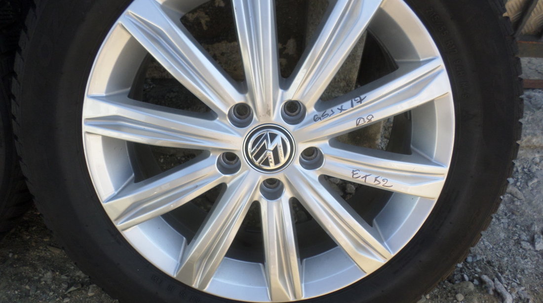 Jante Vw Touran , touran L  ,,STOCKHOLM ''3G B8 17 zoll 215 55 17 iarna Pirelli