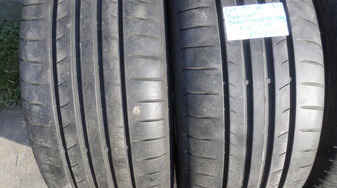 Jante wv originale pe 16 model ADELAIDE cu anvelope vara 215 55 16 Bridgestone & Dunlop