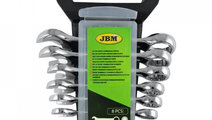 JBM-50564 Set de chei combinate scurte 10-19 mm