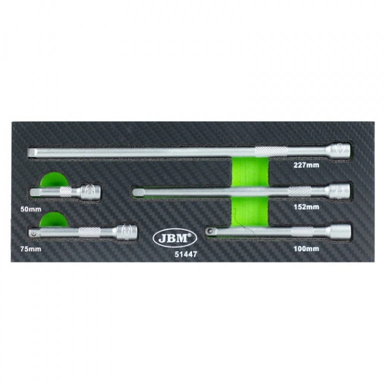 JBM-51447 Set de prelungitoare cu patrat 1/4