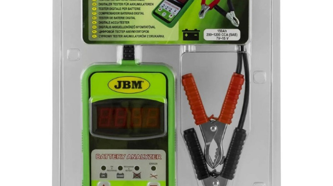 JBM-51816 Tester de baterii digital