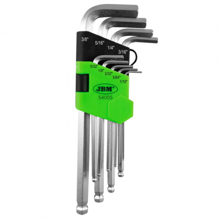 JBM-54005 Set de imbusuri hexagonale in toli