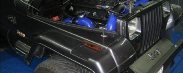 Jeep Wrangler cu motor Viper V10 Twin-Turbo