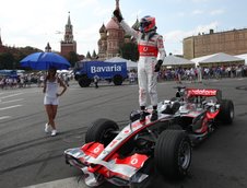 Jenson Button la Bavaria Moscow City Racing