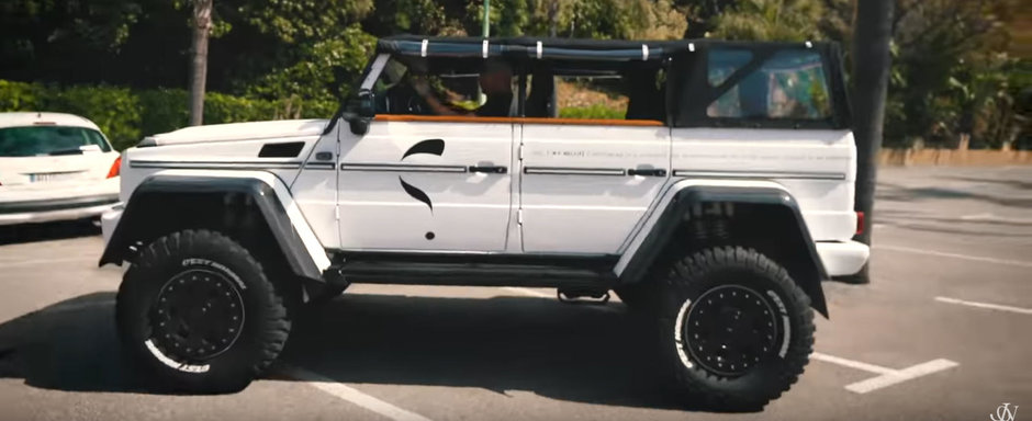 Jon Olsson si-a modificat iar G-Class-ul. VIDEO cu masina careia anul trecut i-a taiat plafonul cu flexul