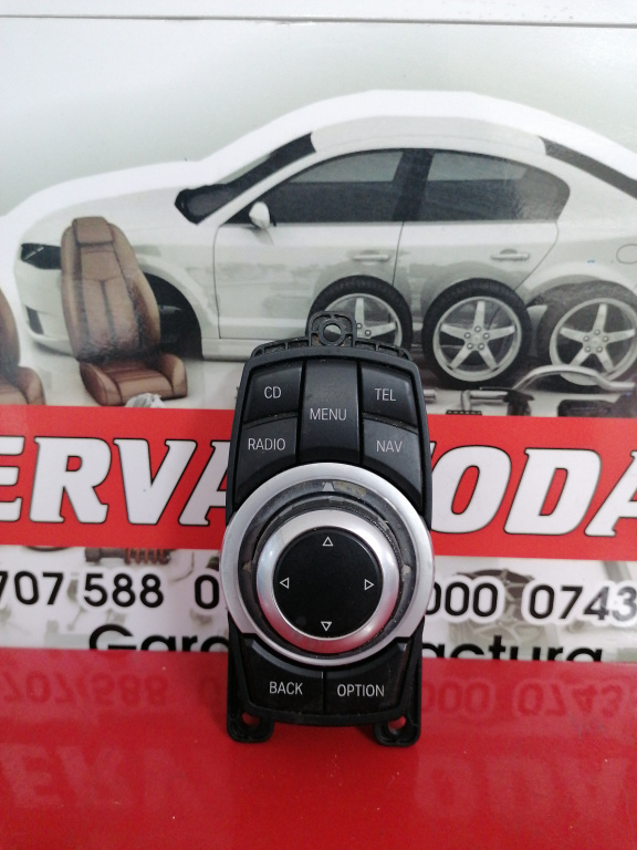 Joystick navigatie / buton navigatie BMW Seria 5 (2010-2017) [F10] 2.0 Motorina 2012, 6582925394401 / 9253944