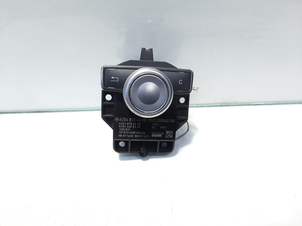 Joystick navigatie, cod A2048704658, Mercedes Clasa C (W204) (id:499041)