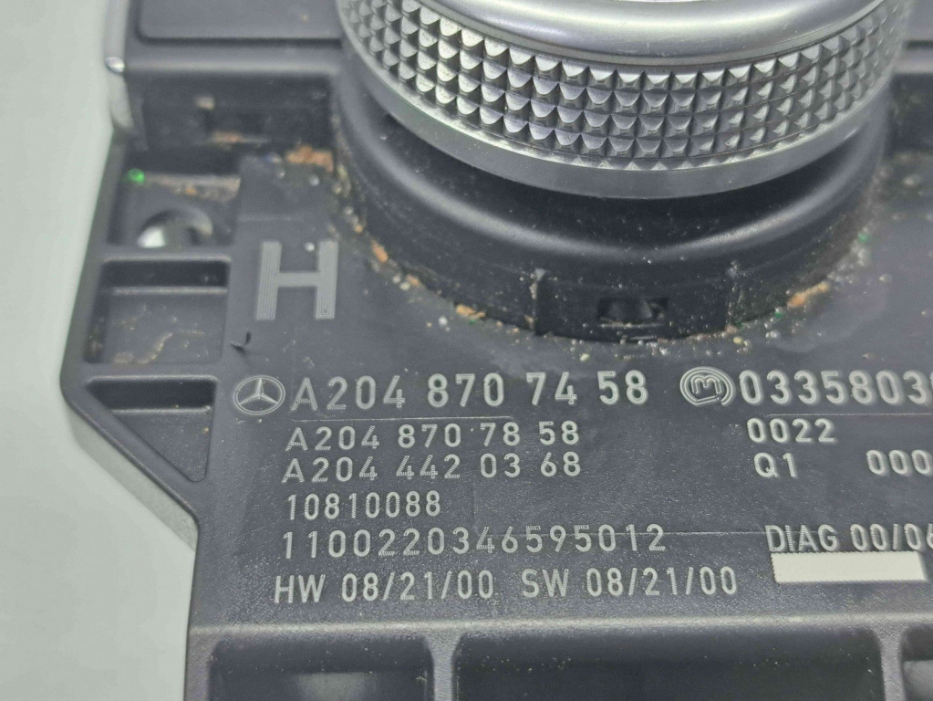 Joystick navigatie Mercedes Clasa C (W204) [Fabr 2007-2014] A2048707458