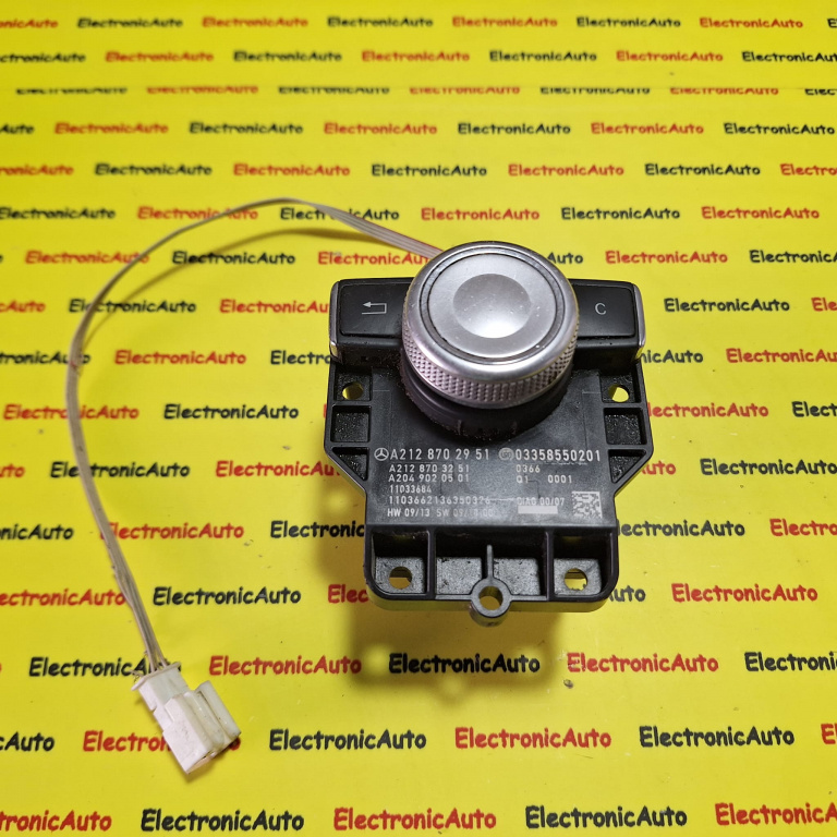 Joystick navigatie Mercedes Clasa E, A2128702951, A2049020501, 03358550201,