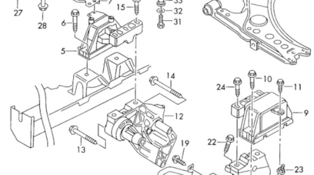 Jug motor 8N0199403B Seat Leon (1M1) Hatchback 2006 1.9 TDI SEAT LEON (1M1) [ 1999 - 2006 ] OEM 8N0199403B